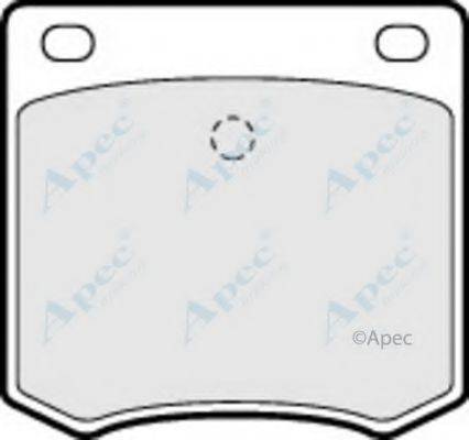 APEC BRAKING PAD330 Комплект гальмівних колодок, дискове гальмо