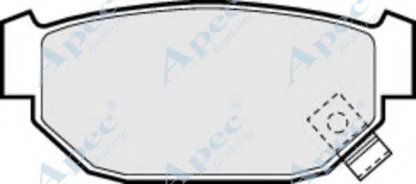 APEC BRAKING PAD508 Комплект гальмівних колодок, дискове гальмо
