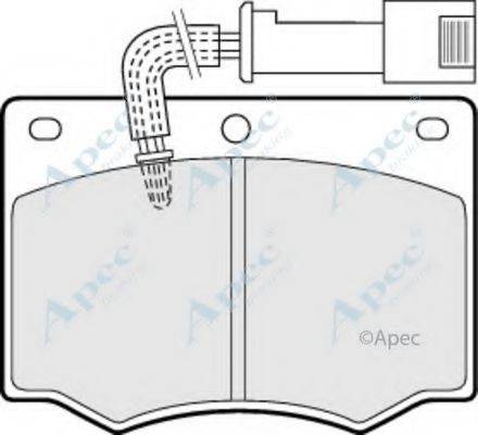 APEC BRAKING PAD529 Комплект гальмівних колодок, дискове гальмо