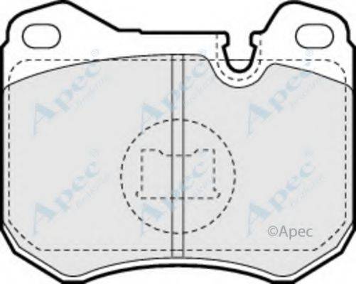 APEC BRAKING PAD565 Комплект гальмівних колодок, дискове гальмо