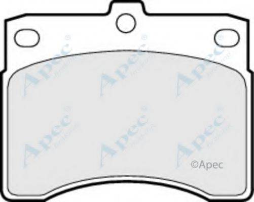 APEC BRAKING PAD586 Комплект гальмівних колодок, дискове гальмо