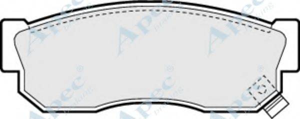 APEC BRAKING PAD457 Комплект гальмівних колодок, дискове гальмо