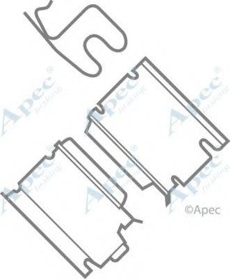 APEC BRAKING KIT1014 Комплектуючі, гальмівні колодки