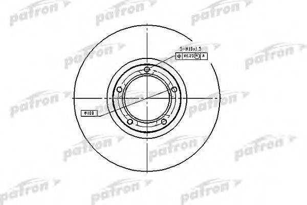 PATRON PBD1653 гальмівний диск