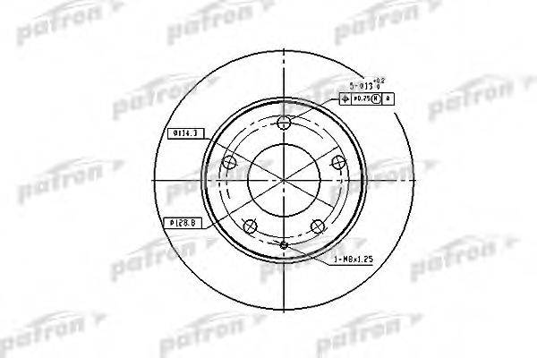 PATRON PBD2704 гальмівний диск