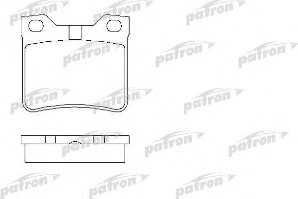 PATRON PBP1415 Комплект гальмівних колодок, дискове гальмо
