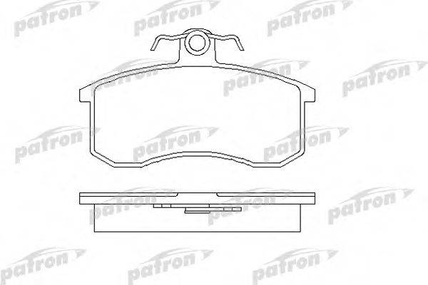 PATRON PBP527 Комплект гальмівних колодок, дискове гальмо
