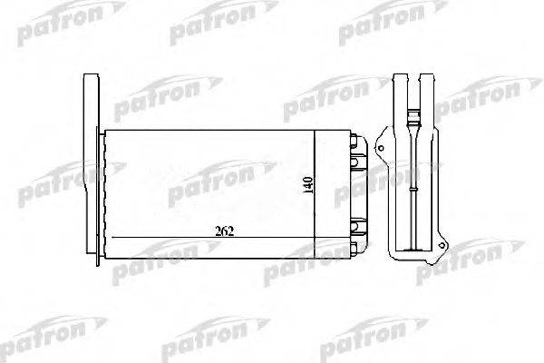 PATRON PRS2034 Теплообмінник, опалення салону