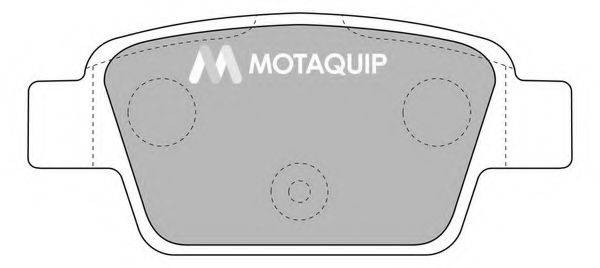 MOTAQUIP LVXL1037 Комплект гальмівних колодок, дискове гальмо