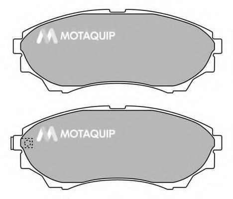 MOTAQUIP LVXL1359 Комплект гальмівних колодок, дискове гальмо