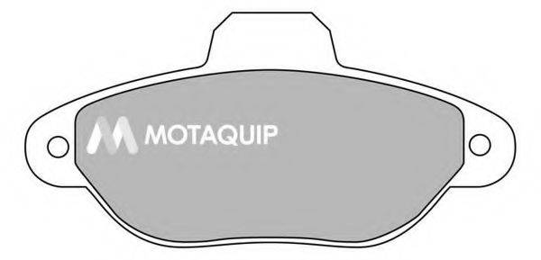 MOTAQUIP LVXL1409 Комплект гальмівних колодок, дискове гальмо