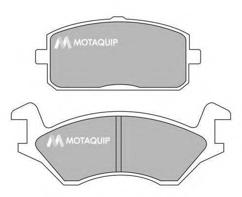 MOTAQUIP LVXL292 Комплект гальмівних колодок, дискове гальмо
