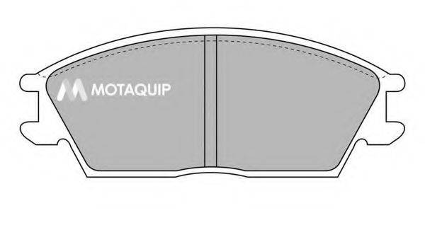 MOTAQUIP LVXL430 Комплект гальмівних колодок, дискове гальмо