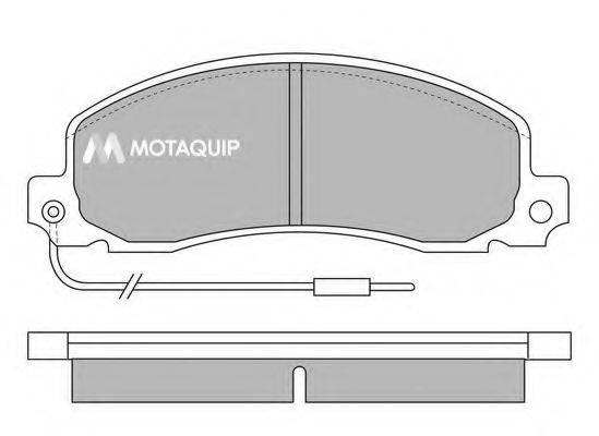 MOTAQUIP LVXL442 Комплект гальмівних колодок, дискове гальмо