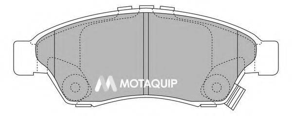 MOTAQUIP LVXL1102 Комплект гальмівних колодок, дискове гальмо