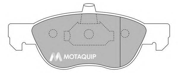 MOTAQUIP LVXL1182 Комплект гальмівних колодок, дискове гальмо