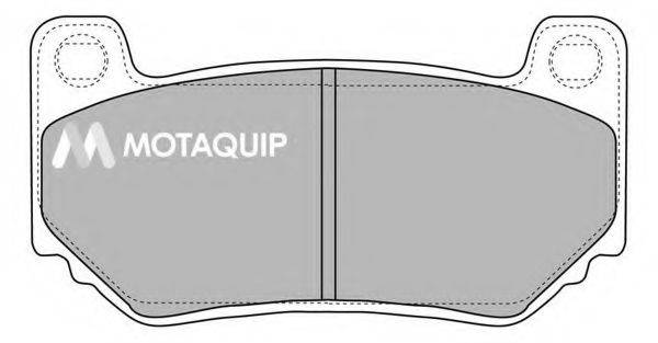 MOTAQUIP LVXL1221 Комплект гальмівних колодок, дискове гальмо