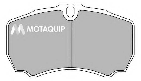 MOTAQUIP LVXL1246 Комплект гальмівних колодок, дискове гальмо