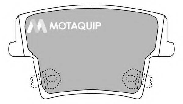 MOTAQUIP LVXL1348 Комплект гальмівних колодок, дискове гальмо