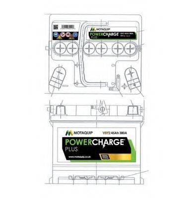 MOTAQUIP VBY2 Стартерна акумуляторна батарея