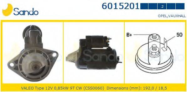 SANDO 60152012 Стартер