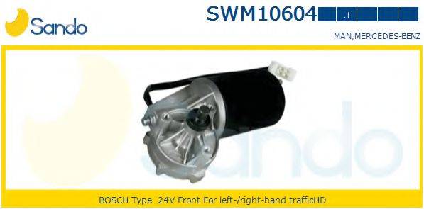 SANDO SWM106041 Двигун склоочисника