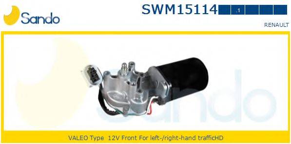 SANDO SWM151141 Двигун склоочисника