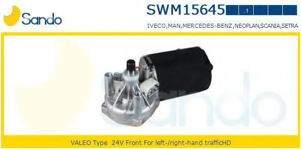 SANDO SWM156451 Двигун склоочисника