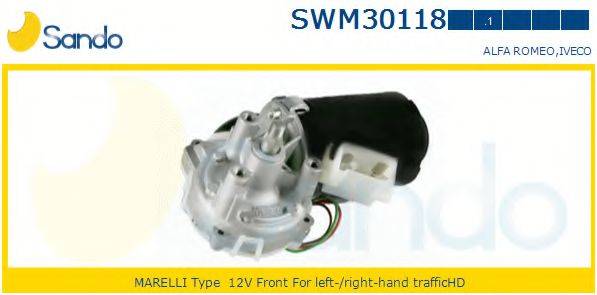 SANDO SWM301181 Двигун склоочисника