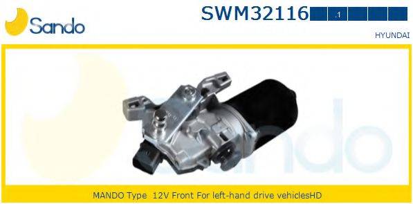 SANDO SWM321161 Двигун склоочисника