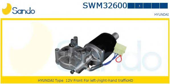 SANDO SWM326001 Двигун склоочисника