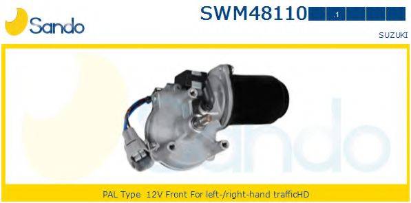 SANDO SWM481101 Двигун склоочисника