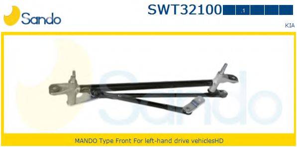 SANDO SWT321001 Система тяг та важелів приводу склоочисника