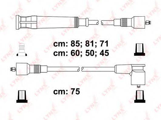 LYNXAUTO SPC1404 Комплект дротів запалювання