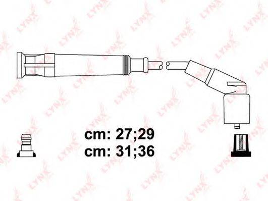 LYNXAUTO SPC1414 Комплект дротів запалювання