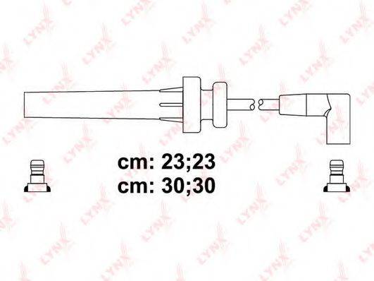 LYNXAUTO SPC2604 Комплект дротів запалювання