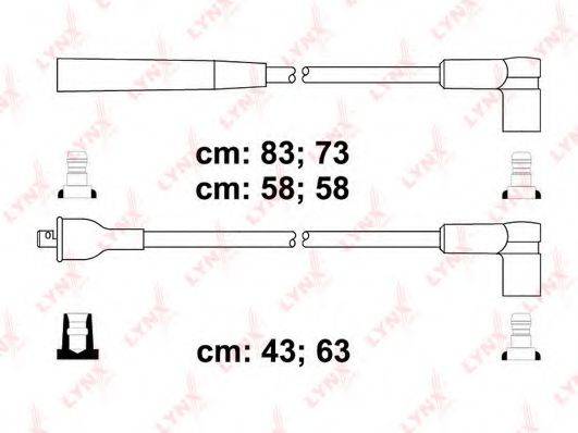 LYNXAUTO SPC3004 Комплект дротів запалювання