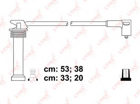 LYNXAUTO SPC3037 Комплект дротів запалювання