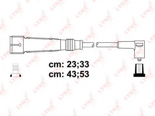 LYNXAUTO SPC4401 Комплект дротів запалювання