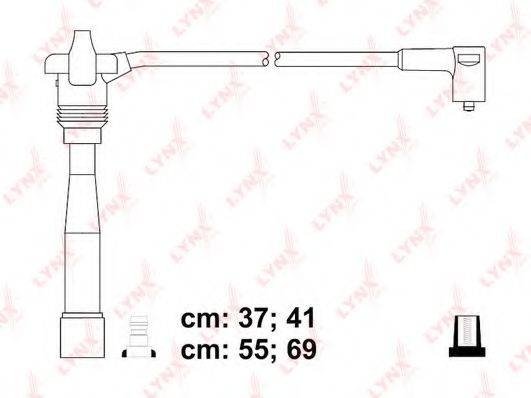 LYNXAUTO SPC4838 Комплект дротів запалювання