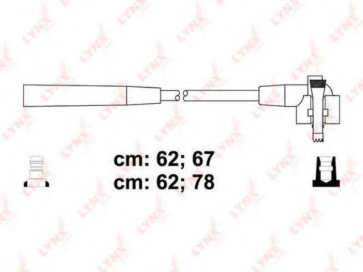 LYNXAUTO SPC5106 Комплект дротів запалювання