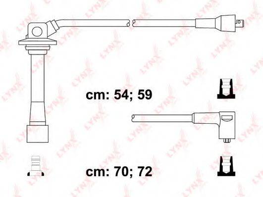 LYNXAUTO SPC5107 Комплект дротів запалювання