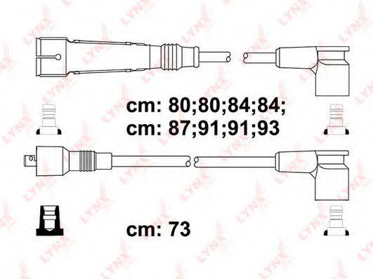 LYNXAUTO SPC5314 Комплект дротів запалювання
