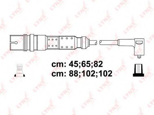 LYNXAUTO SPC5327 Комплект дротів запалювання