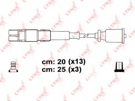 LYNXAUTO SPC5329 Комплект дротів запалювання