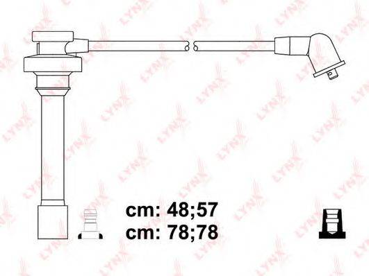 LYNXAUTO SPC5507 Комплект дротів запалювання