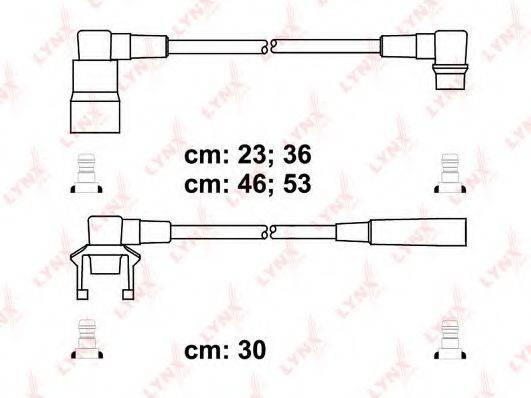 LYNXAUTO SPC6326 Комплект дротів запалювання