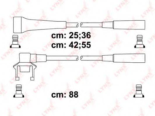 LYNXAUTO SPC6344 Комплект дротів запалювання