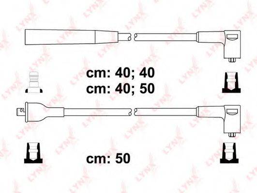 LYNXAUTO SPC7505 Комплект дротів запалювання