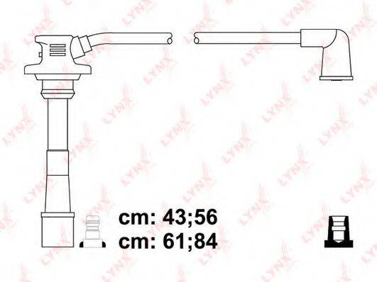 LYNXAUTO SPC7542 Комплект дротів запалювання